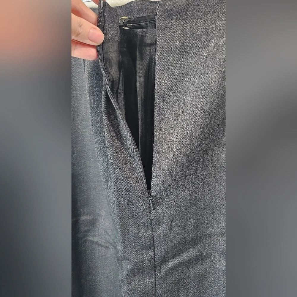 St Michael From Marks and Spencer Gray Wool Mini Skirt Size UK 18 US 14 - Picture 4 of 11
